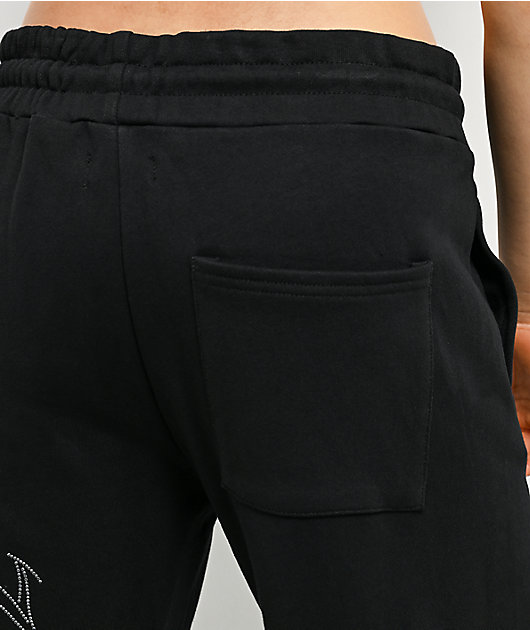 Insomnia Visuals Winged Cross Black Sweatpants