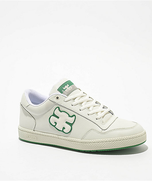 Ipath 1985 White & Green Skate Shoes | Zumiez