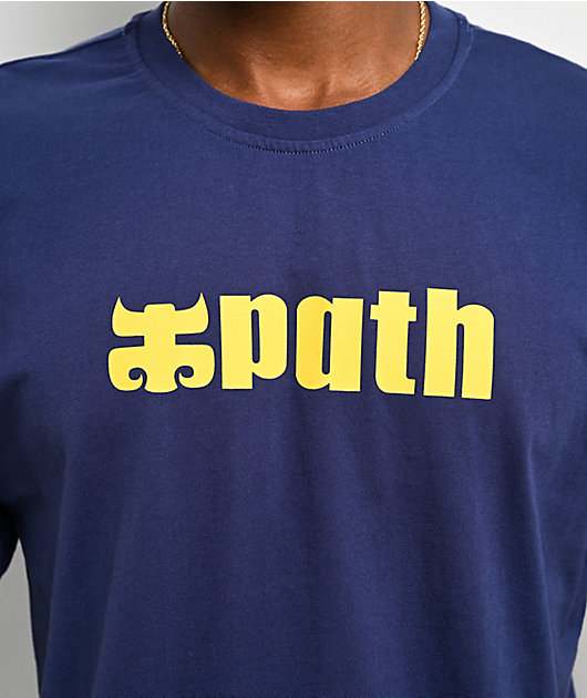 Ipath Vintage Logo Navy T-Shirt | Zumiez