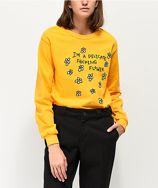 JV By Jac Vanek Delicate Flower Yellow 