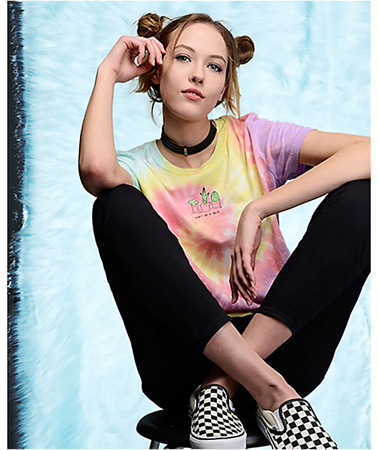 JV By Jac Vanek Don't Be A Prick camiseta con efecto tie dye