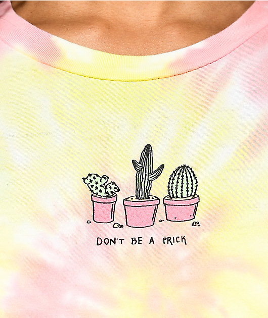 JV By Jac Vanek Don't Be A Prick camiseta con efecto tie dye