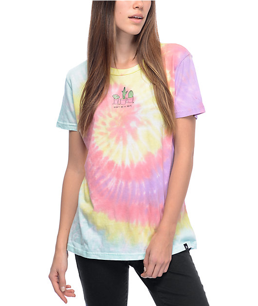 JV By Jac Vanek Don't Be A Prick camiseta con efecto tie dye