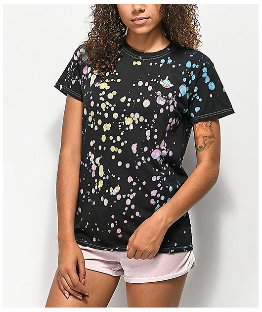 JV By Jac Vanek Take Me Home Black Tie Dye T-Shirt