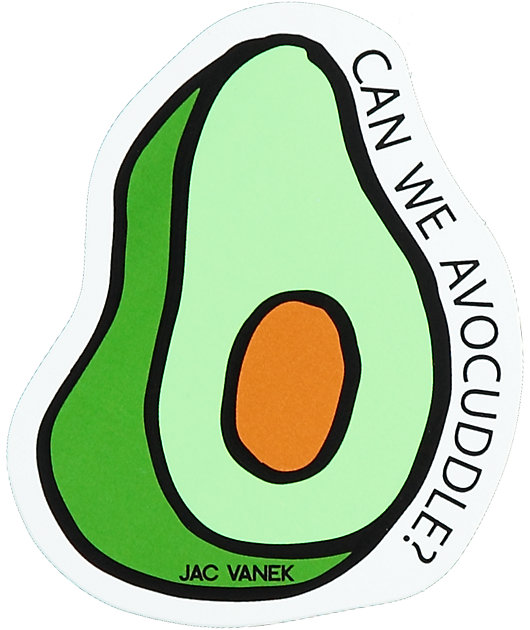 JV by Jac Vanek Avo Cuddle pegatina