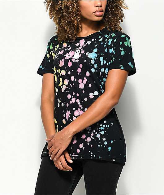 JV by Jac Vanek Humans Idiots Splatter Black T-Shirt