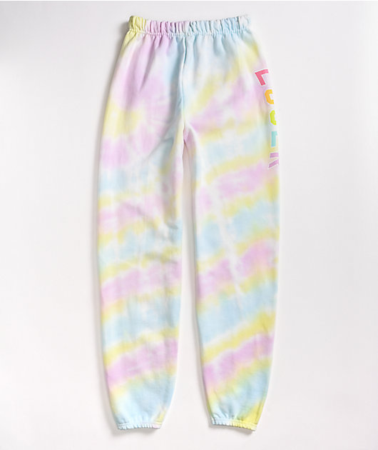 tie dye sweatpants blue