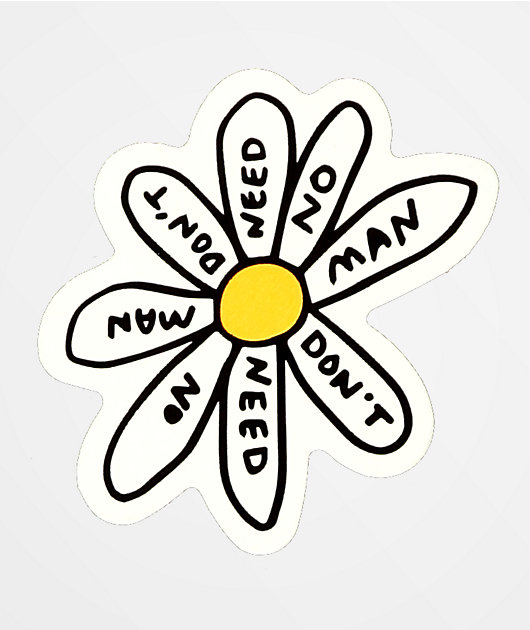 JV by Jac Vanek Need No Man Sticker