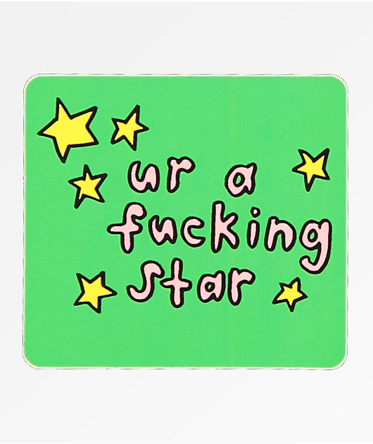 JV by Jac Vanek Ur A Star Sticker