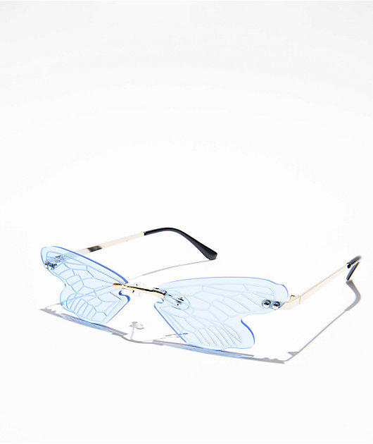 Jacks Blue Butterfly Sunglasses | Zumiez