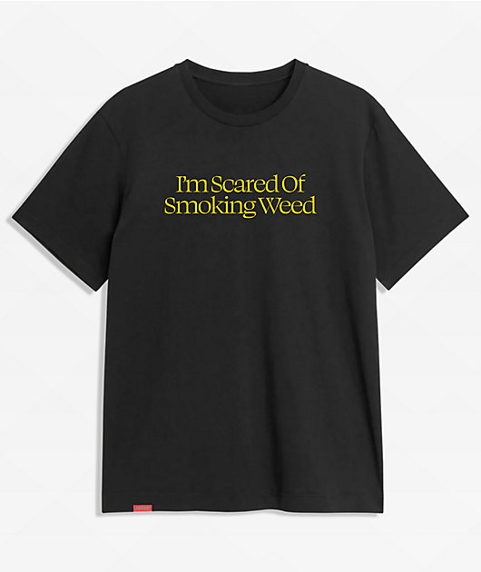 Jacuzzi Scared Weed Black T-Shirt