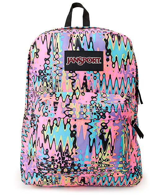 neon jansport backpack