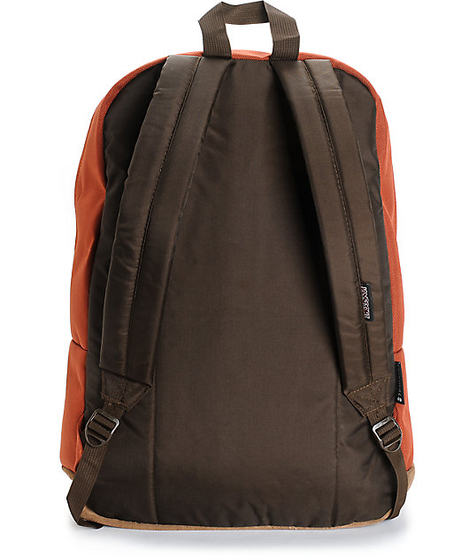 burnt orange jansport backpack