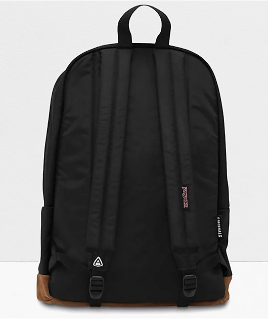 basic black jansport backpack