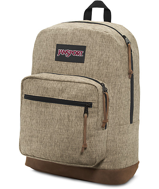 jansport right pack desert beige