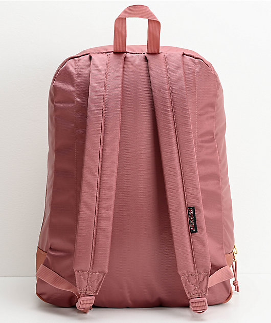 jansport rose gold backpack