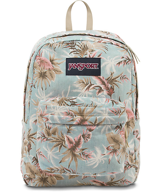 jansport palm leaf backpack