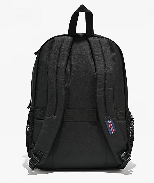 Jansport Big Plans Embroidered Cherry Black Backpack