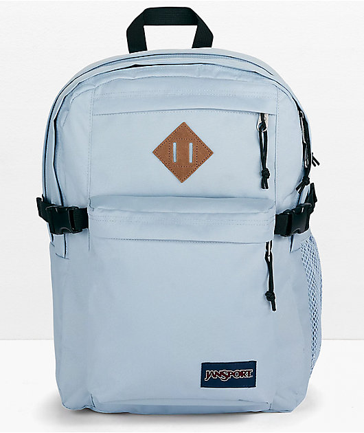 Pastel blue jansport discount backpack