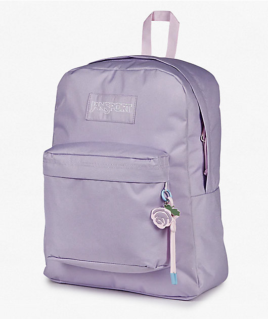 Jansport Superbreak Plus Charmed Lilac Backpack