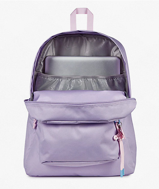 Jansport Superbreak Plus Charmed Lilac Backpack