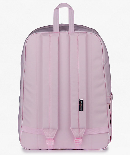 Jansport Superbreak Plus Embroidered Cherry Pink Backpack