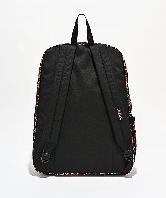 Jansport Superbreak Plus Leopard Rose Brown Backpack | Zumiez