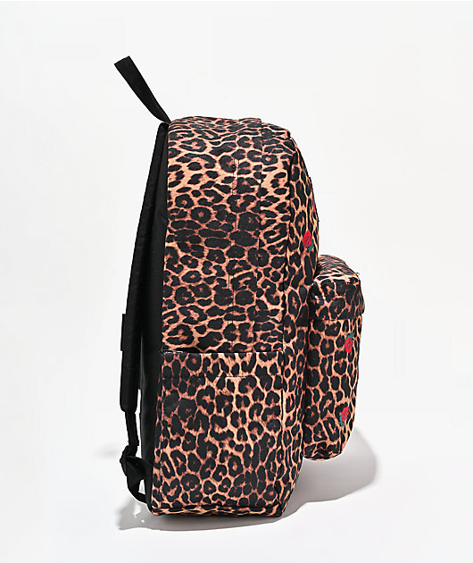 JANSPORT レオパードリュック Jansport Superbreak Plus Leopard Rose Brown Backpack | Zumiez