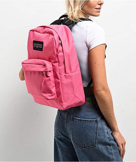 Jansport Superbreak Plus Posh Pink Backpack