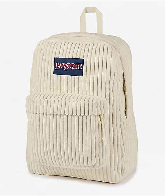 Jansport Superbreak Plus Surreal Corduroy Coconut Backpack