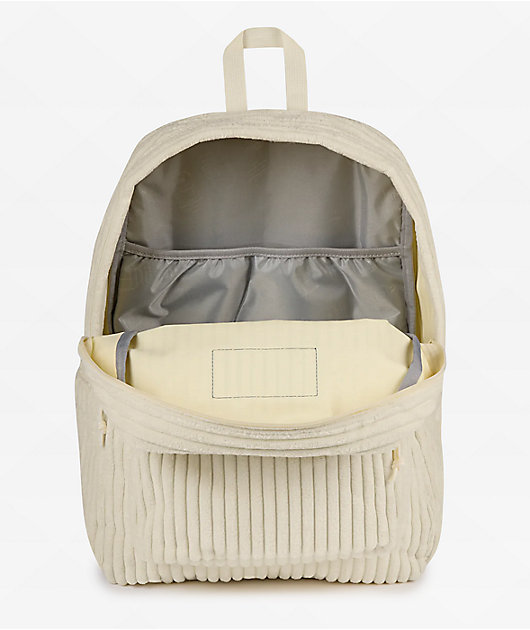 Jansport Superbreak Plus Surreal Corduroy Coconut Backpack