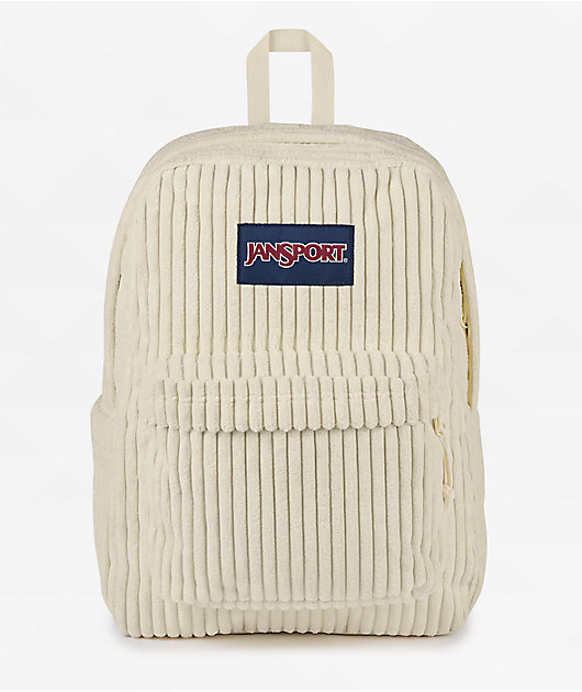 Jansport Superbreak Plus Surreal Corduroy Coconut Backpack