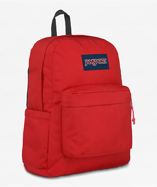 Jansport Superbreak Red Tape Backpack
