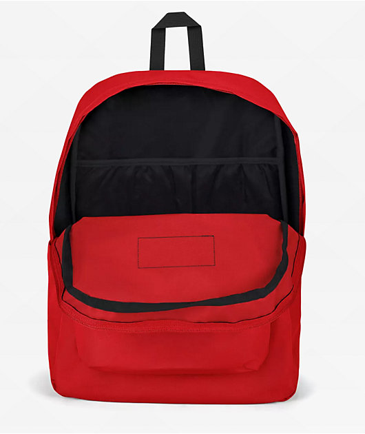 Jansport Superbreak Red Tape Backpack