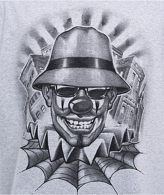 Joker Old Gangster Grey T-Shirt | Zumiez
