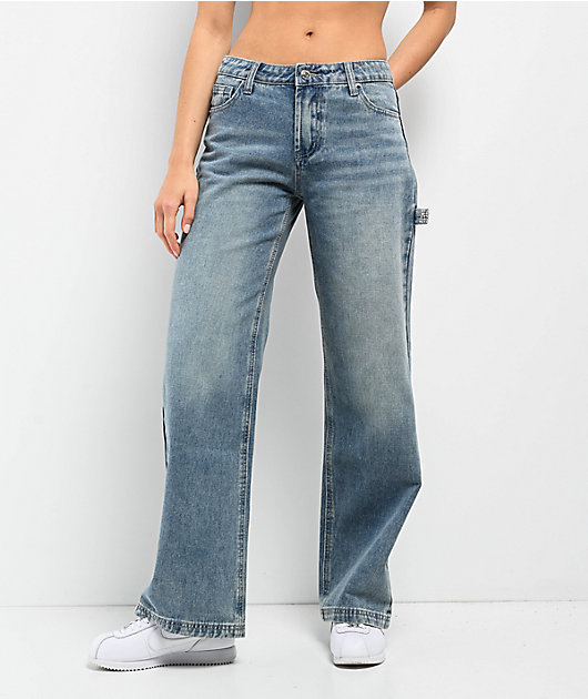 新品限定！USA製ジューシージーンズGジャンジャケットM/JUICY JEANS Juicy Couture Abbot Rhinestone Blue Carpenter Jeans | Zumiez