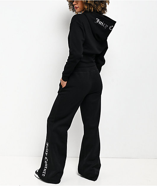 Juicy Couture Corset Licorice Crop Zip Hoodie | Zumiez