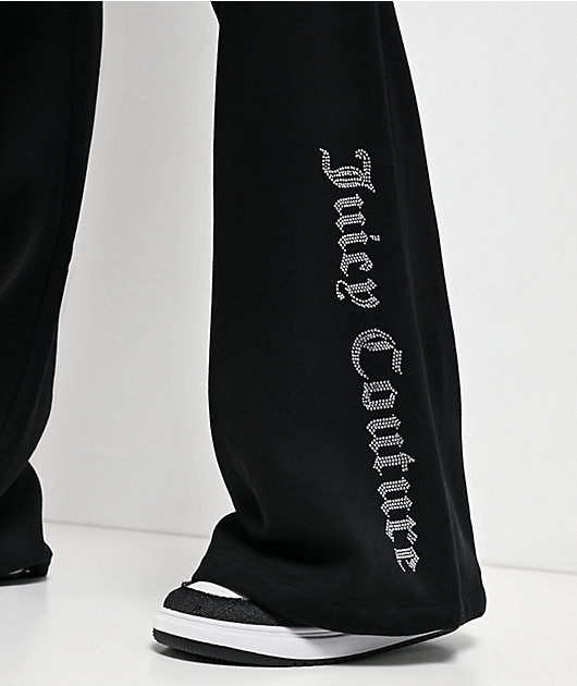 Juicy Couture Licorice Fleece Wide Leg Sweatpants | Zumiez