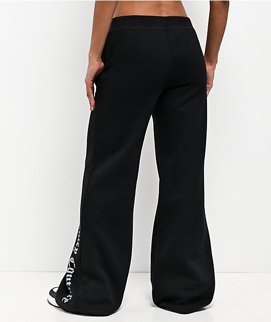 Juicy Couture Licorice Fleece Wide Leg Sweatpants | Zumiez