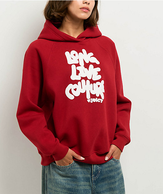 Juicy Couture Long Live Red Hoodie | Zumiez