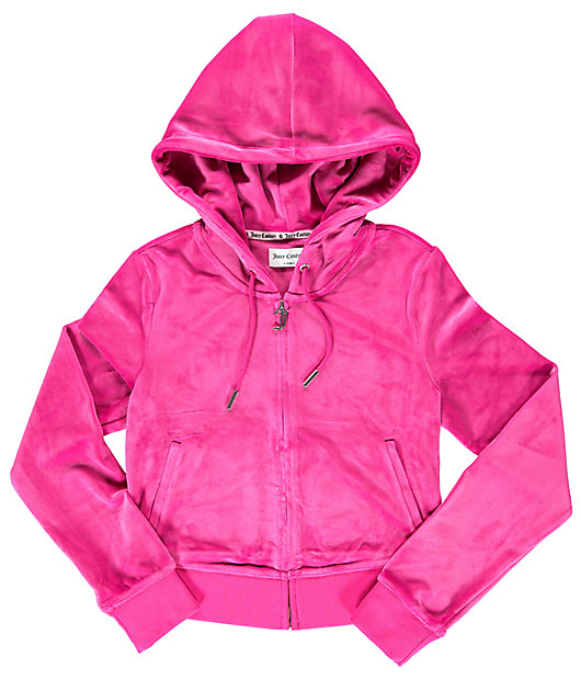 Juicy Couture OG Big Bling Free Love Velour Zip Hoodie | Zumiez
