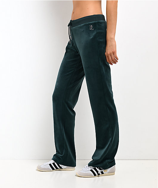 Juicy Couture OG Big Bling Junebug Velour Track Pants