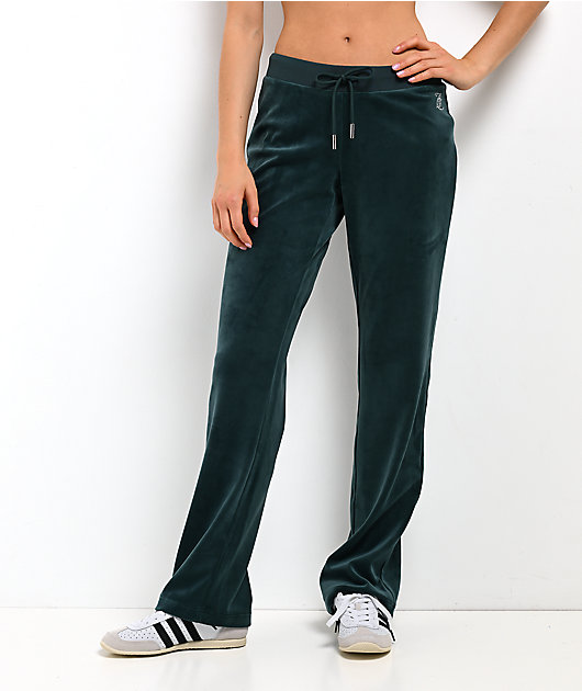 Juicy Couture OG Big Bling Junebug Velour Track Pants