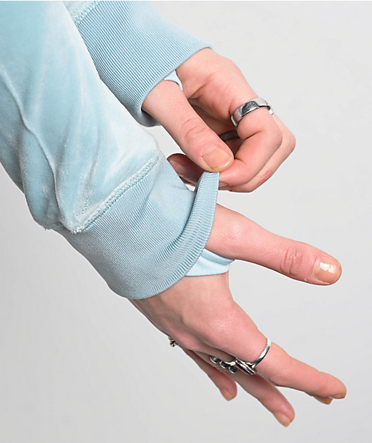 juicy！ Juicy Couture OG Big Bling Licorice Velour Zip Hoodie | Zumiez
