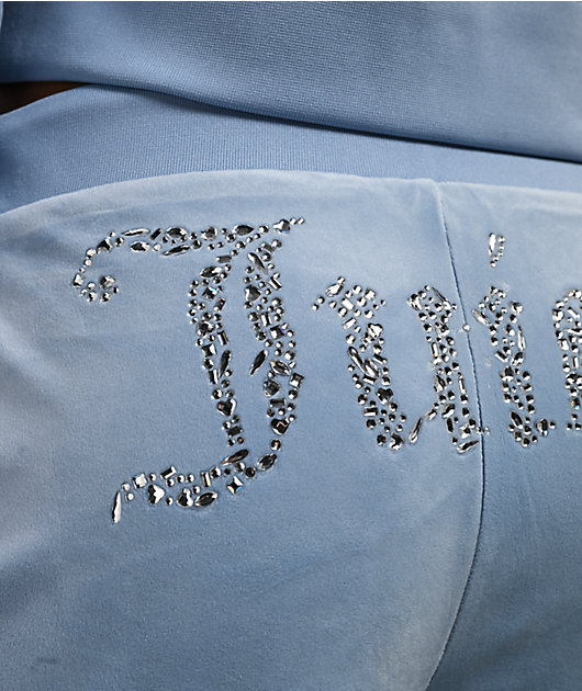 Juicy Couture OG Bling Frosted Velour Track Pants