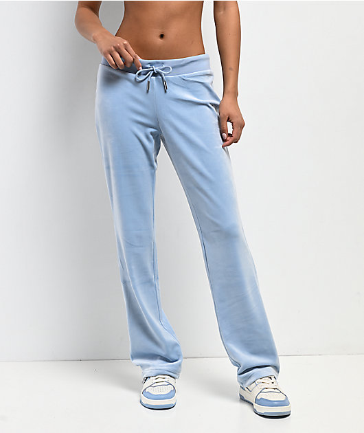 Juicy Couture OG Bling Frosted Velour Track Pants | Zumiez
