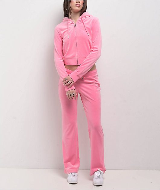 Juicy Couture OG Bling Hot Hot Velour Track Pants | Zumiez