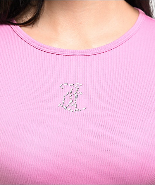 Juicy Couture Seamless Fanciful Crop T-Shirt | Zumiez