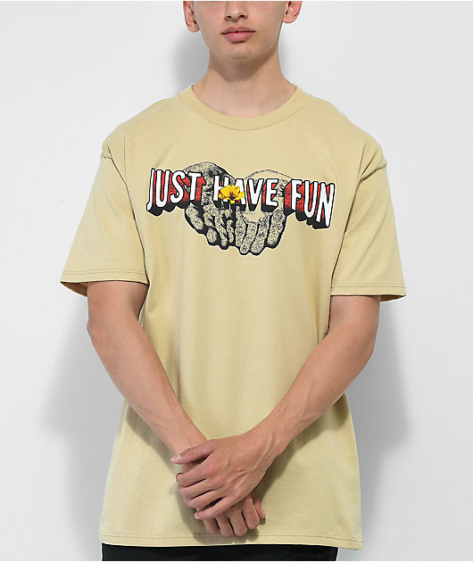 Just Have Fun Peace Offering camiseta marrón