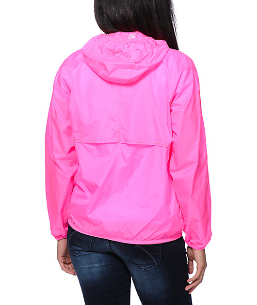 fluorescent pink jacket